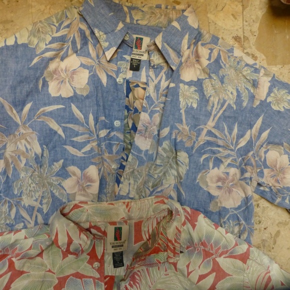 tori richards aloha shirts collectible blue red - Picture 3 of 4